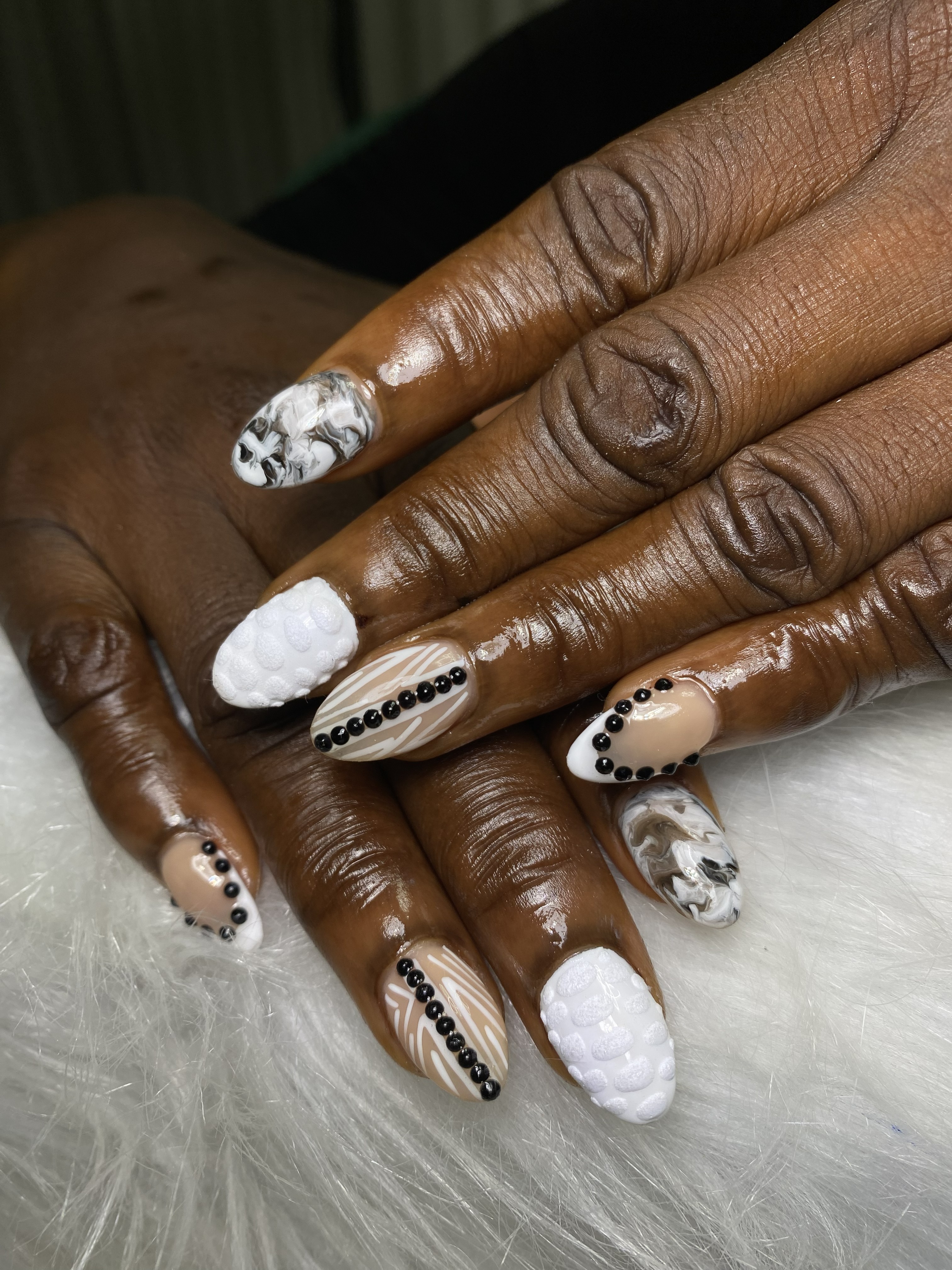 Gel X nail set example 2