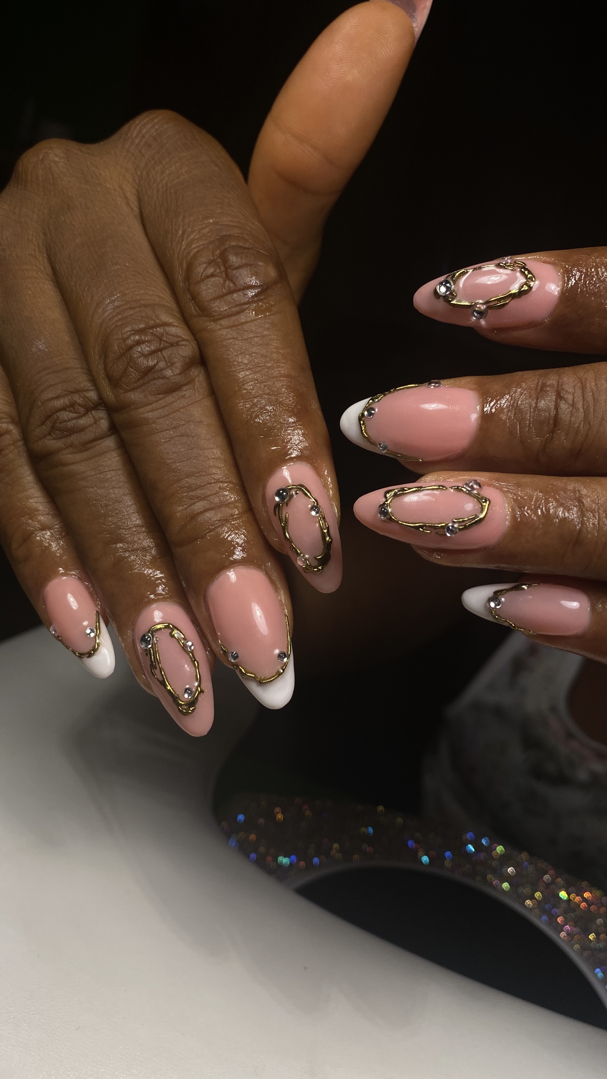 Gel X nail set example 4