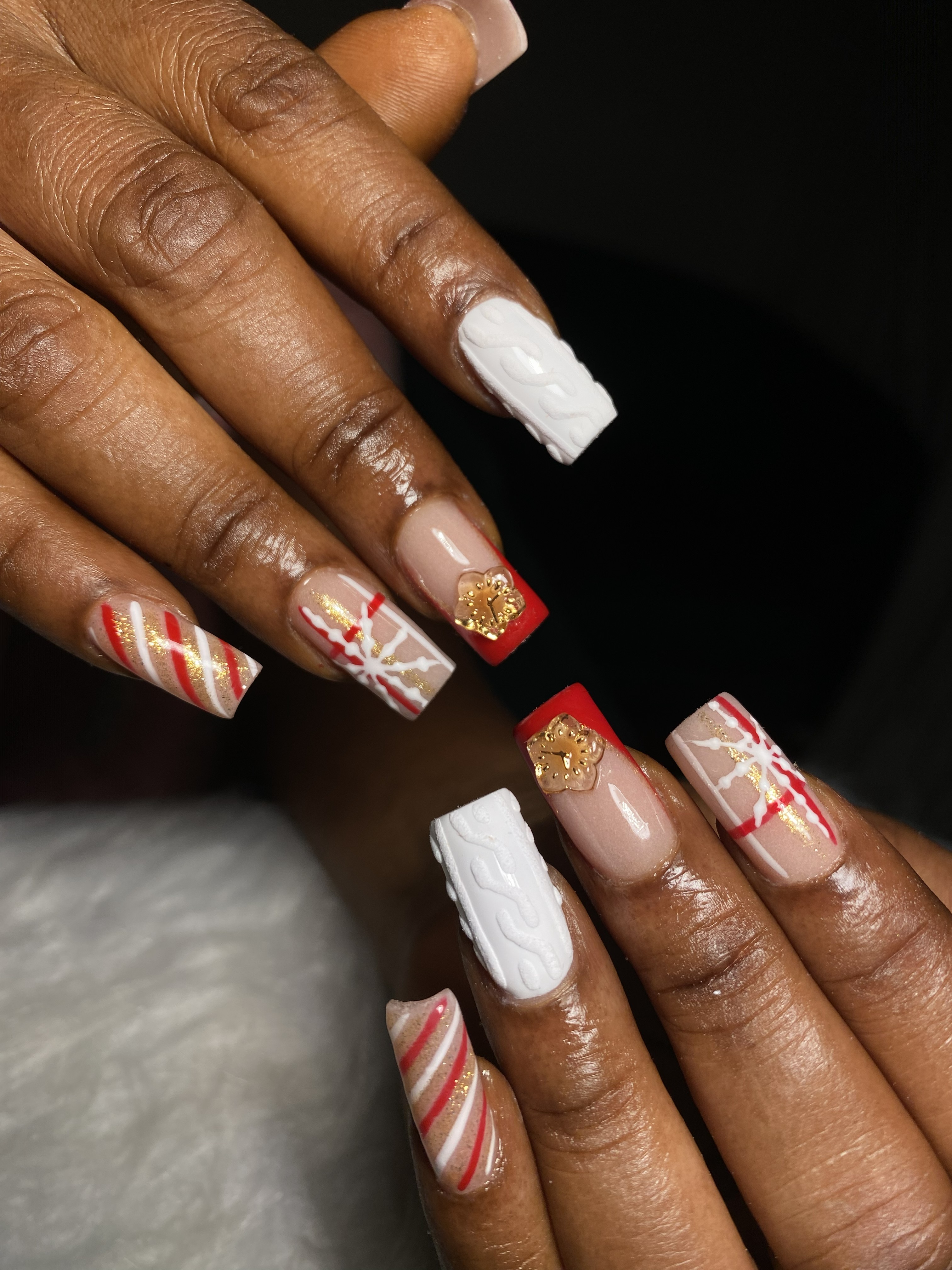 Acrylic nail set example 3