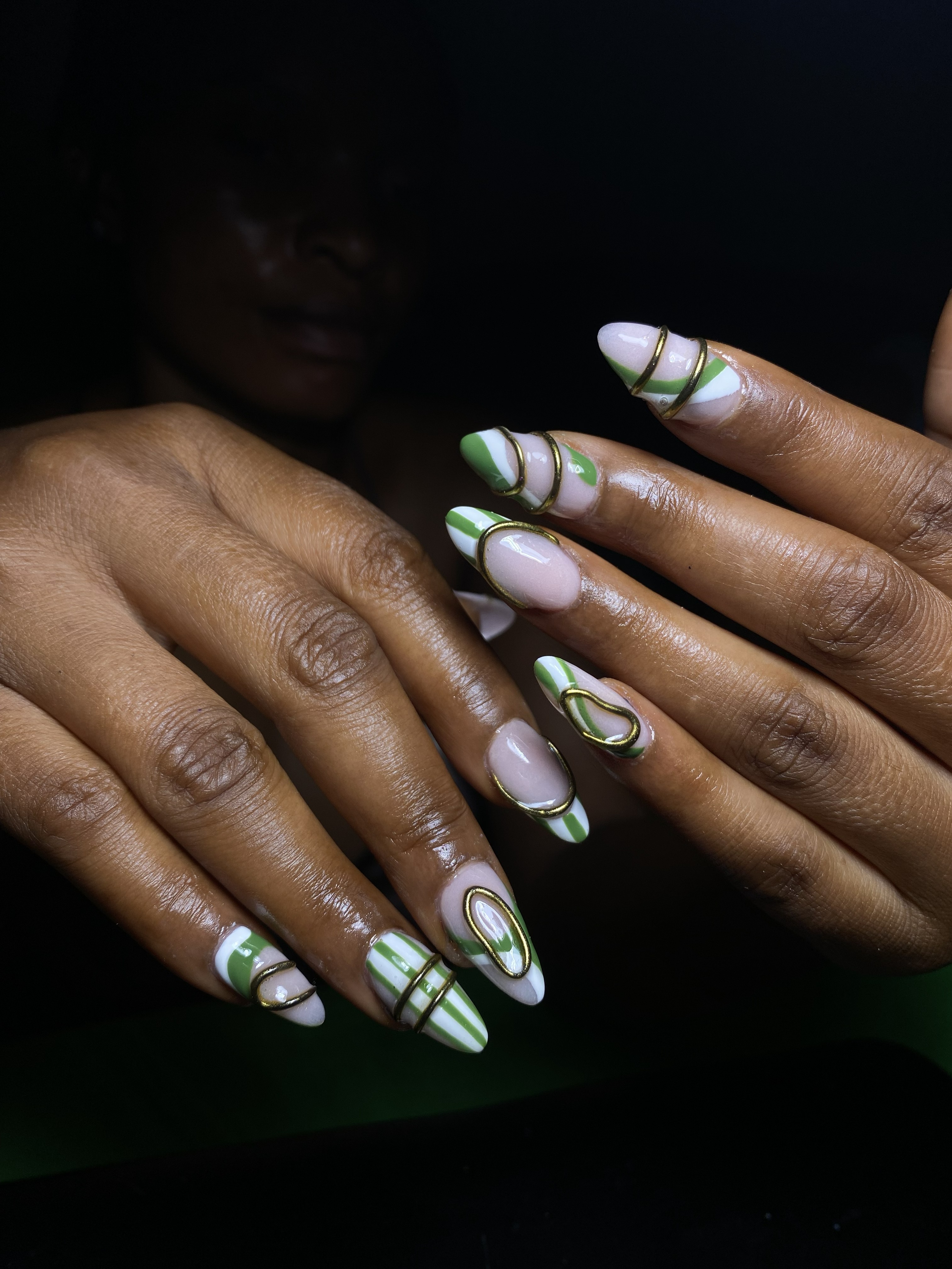 Acrylic nail set example 5
