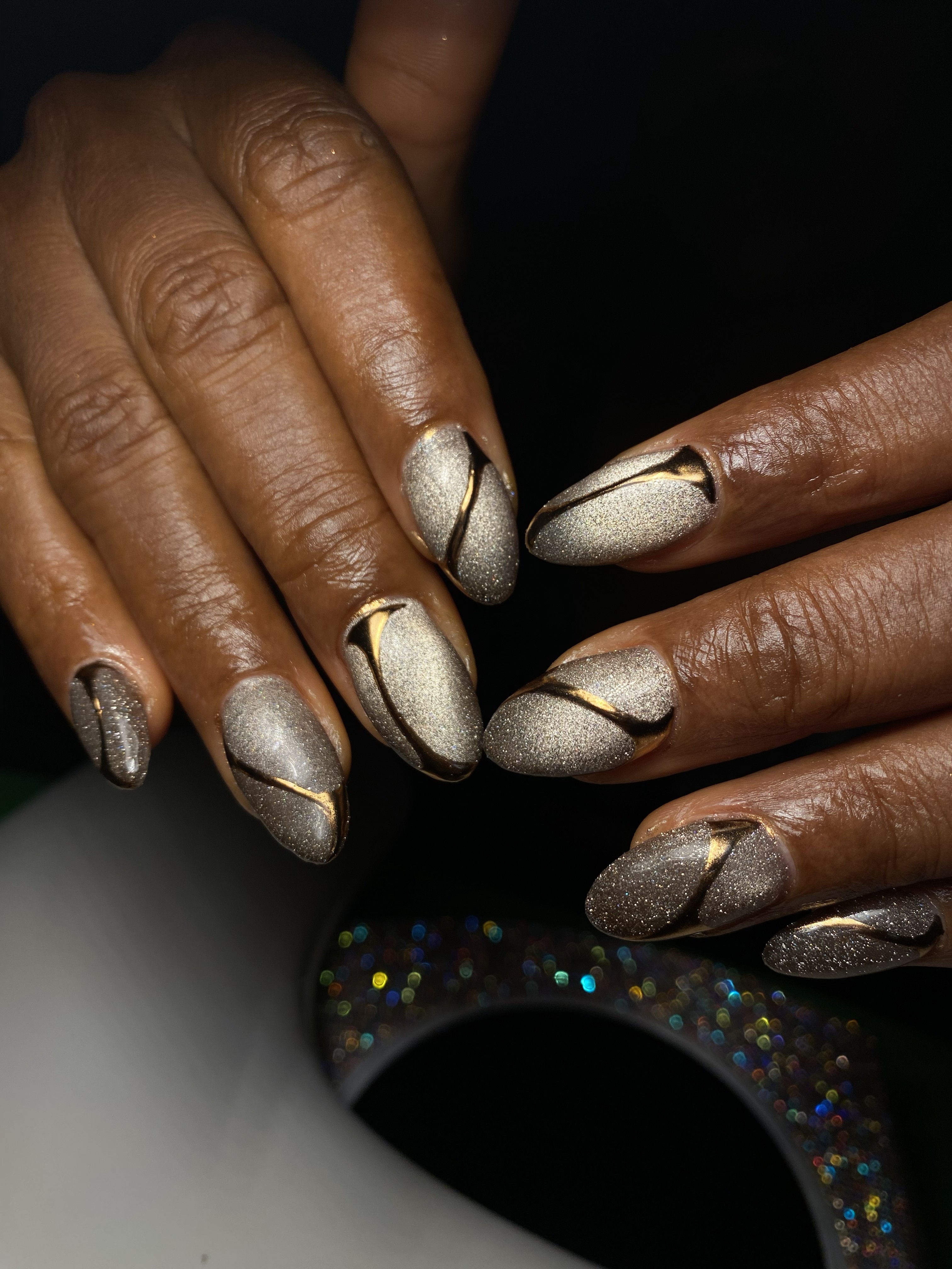 Hard Gel nail set example 2