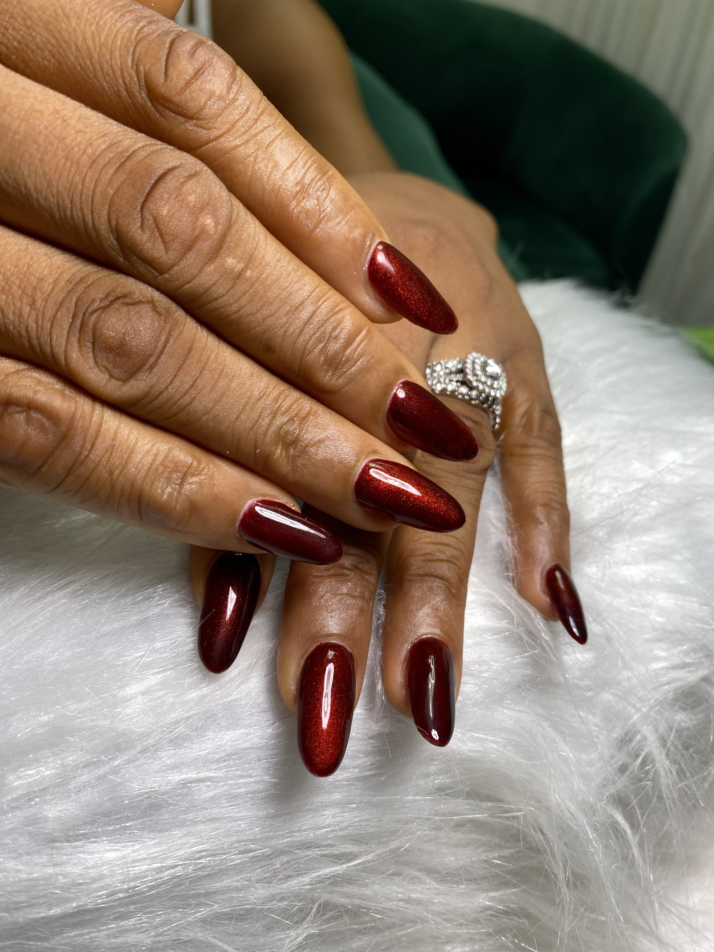 Hard Gel nail set example 4
