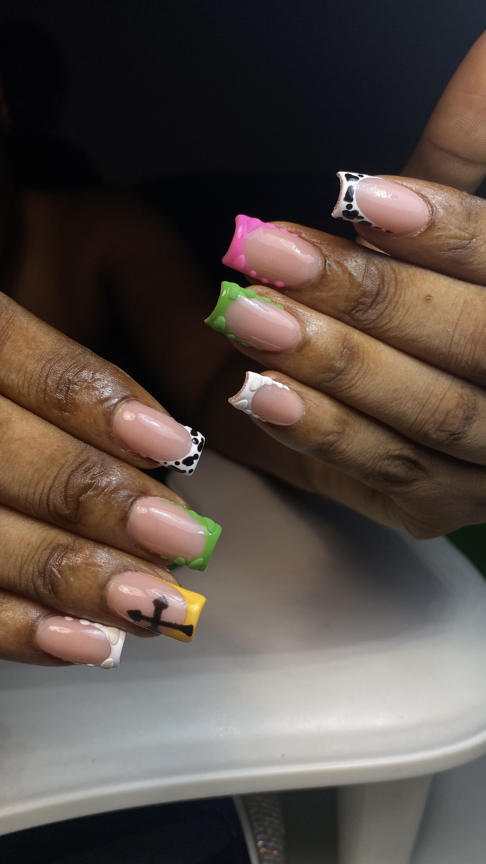 Poly Gel nail set example 1