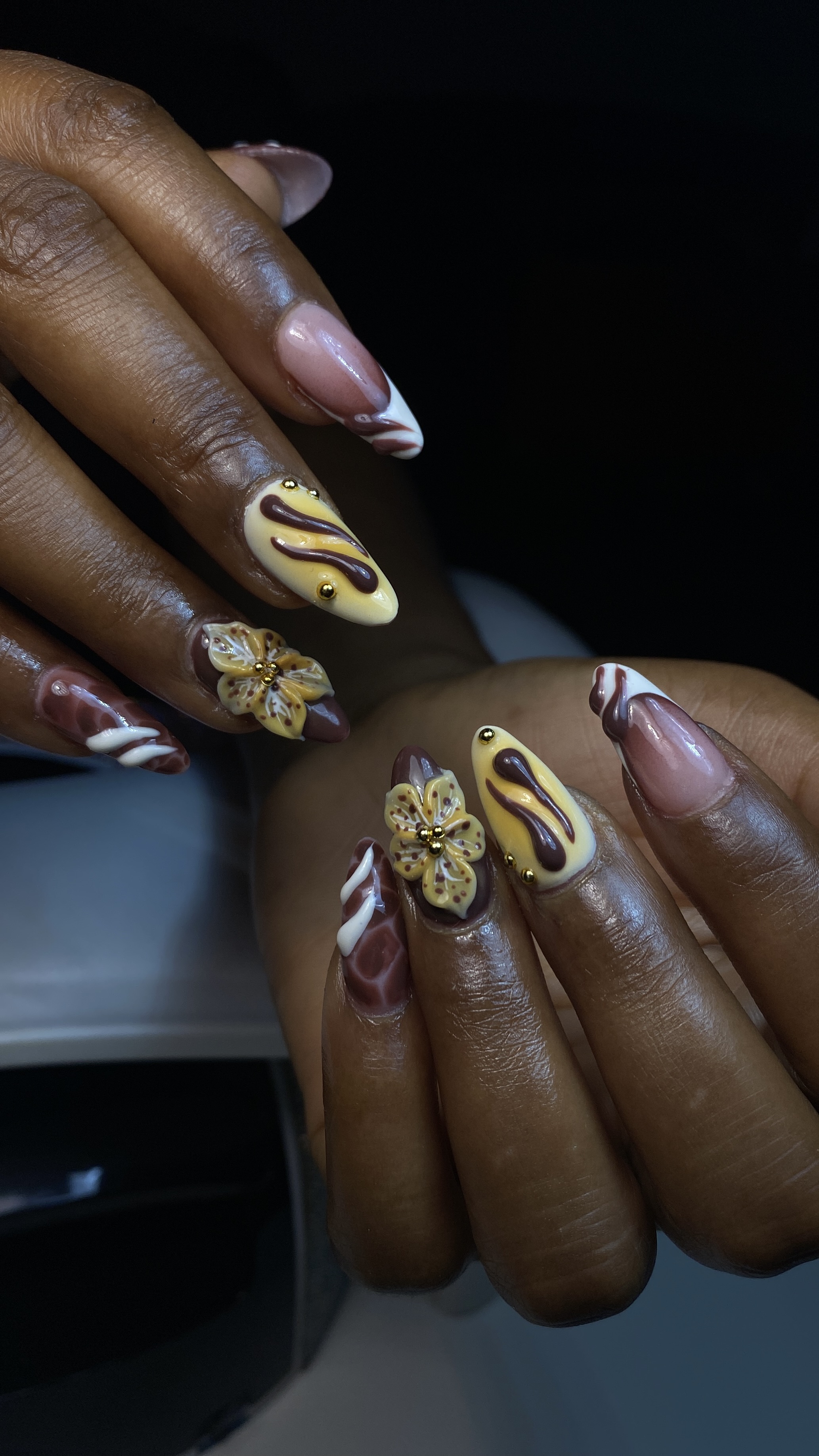 Poly Gel nail set example 3