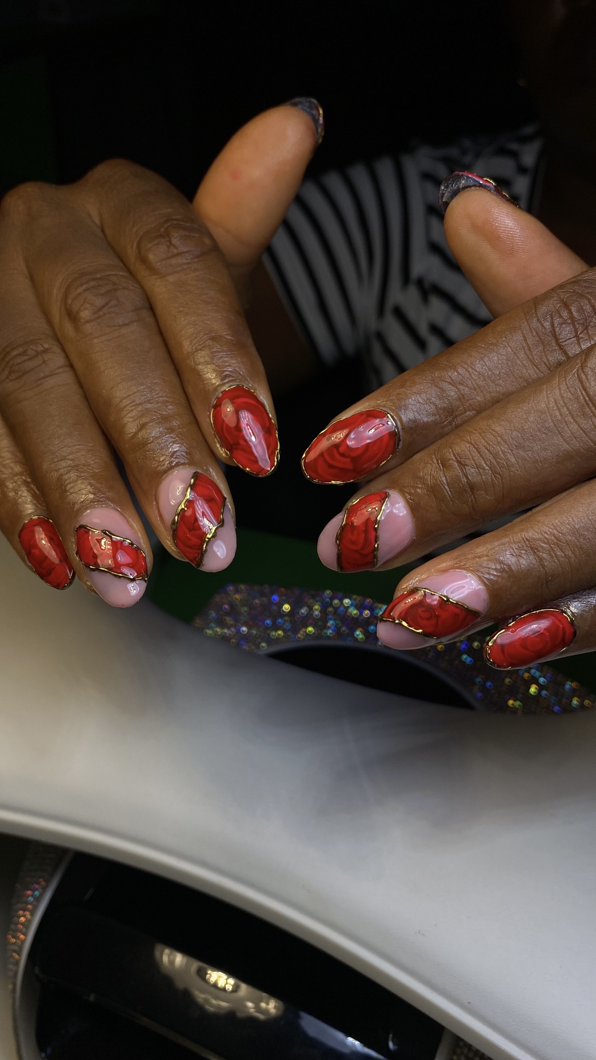 Poly Gel nail set example 4