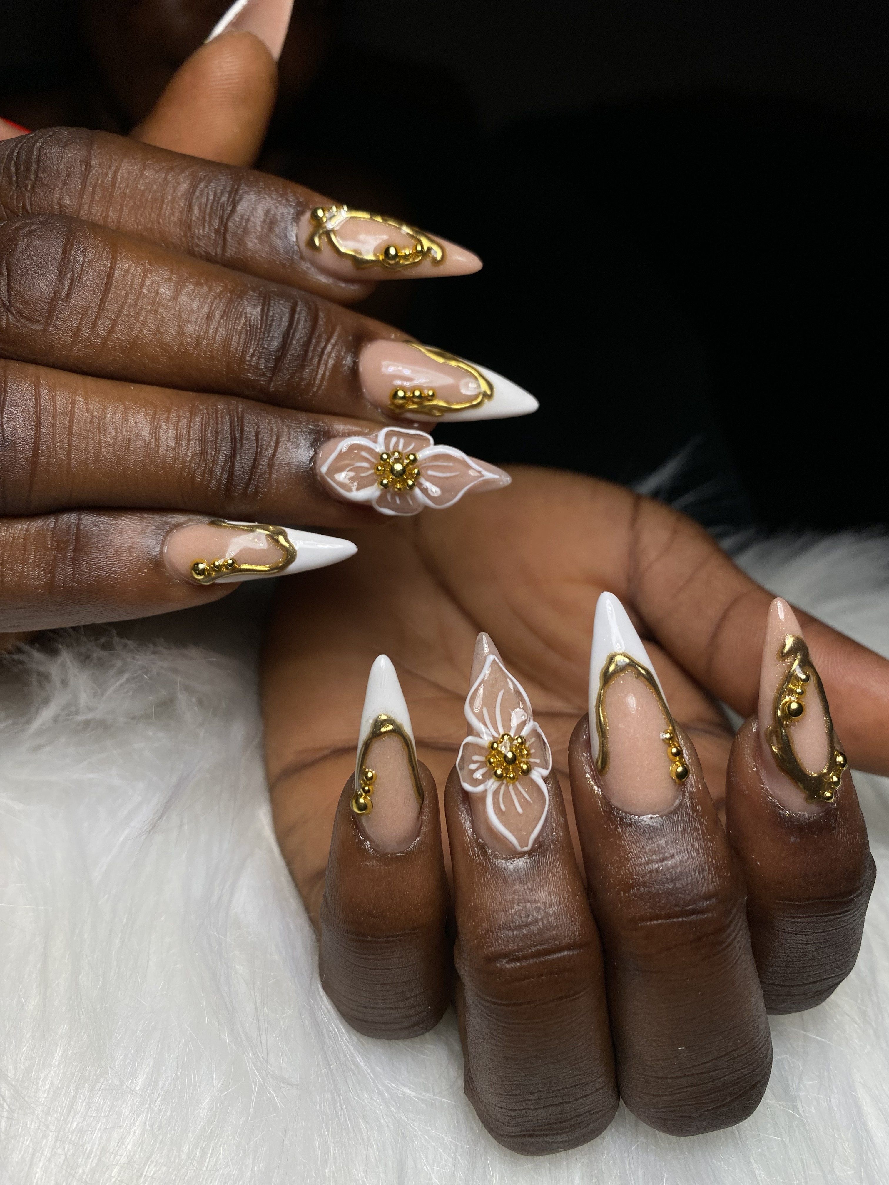 Poly Gel nail set example 5